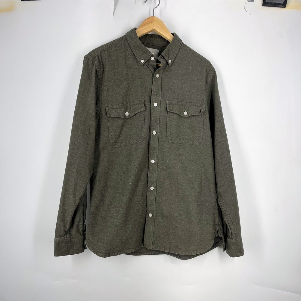 Everlane Mens Brushed Flannel Work Shirt Cotton‎ Button Down Size M